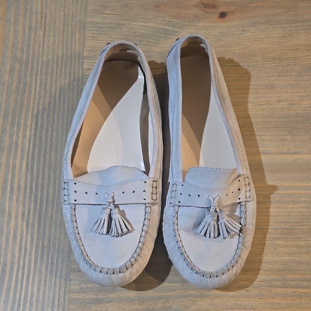 Cole Haan Women's Gray Tassel Loafers
